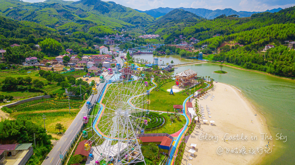 浙江的"小三亚"竟藏在安吉深山,安吉荣耀天空之城,江浙沪夏日避暑好