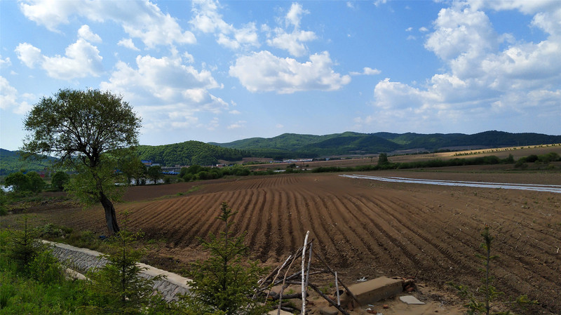 吉林延边州地区农村风光