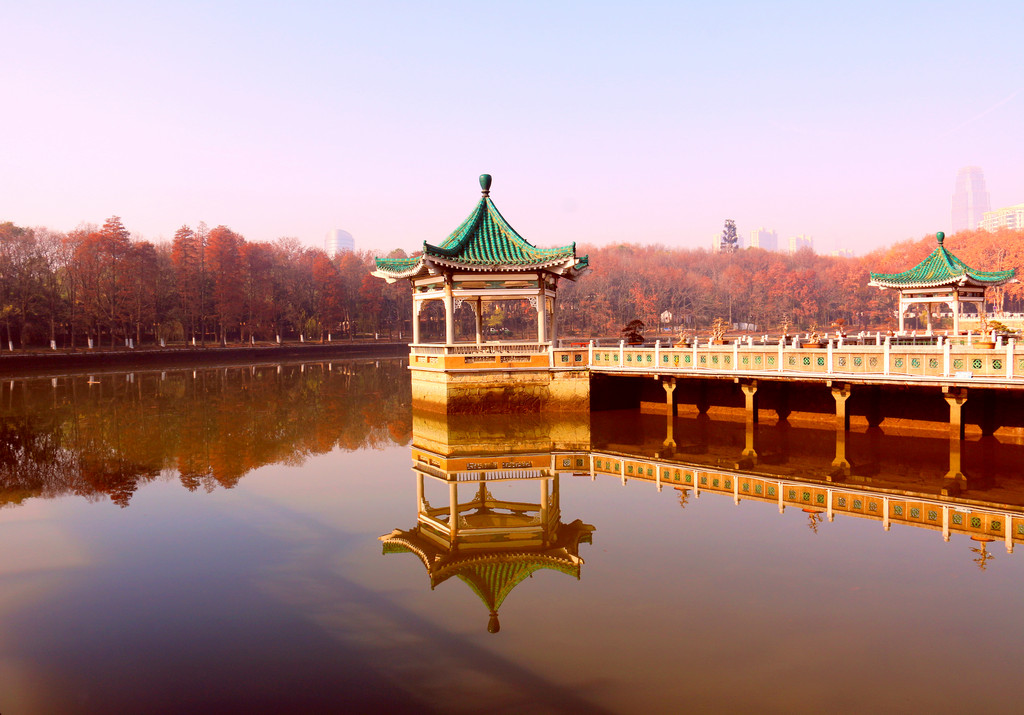 莫道涛声依旧且看水榭琼楼东湖听涛风景区碧潭观鱼