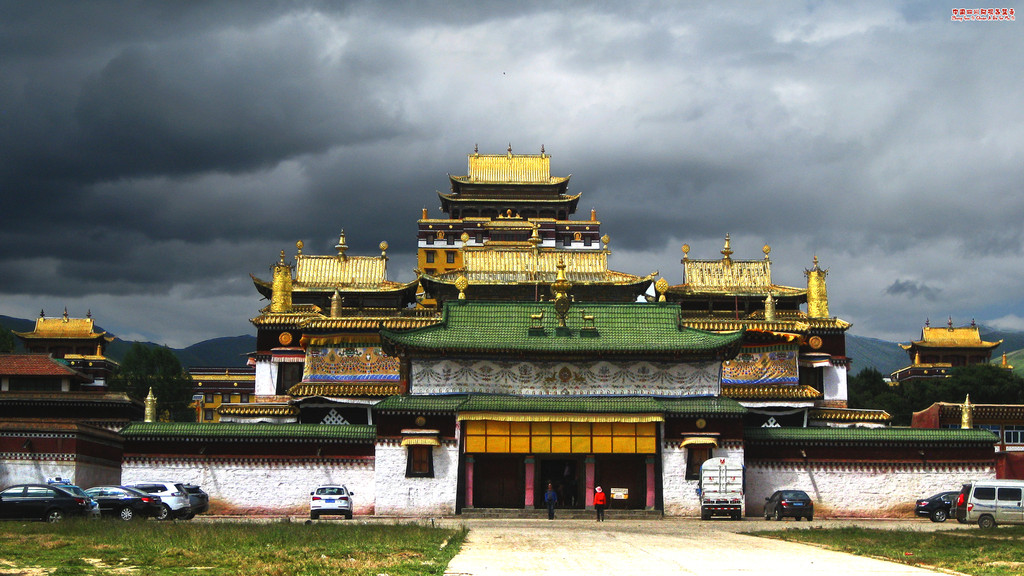 中国四川阿坝各莫寺景区