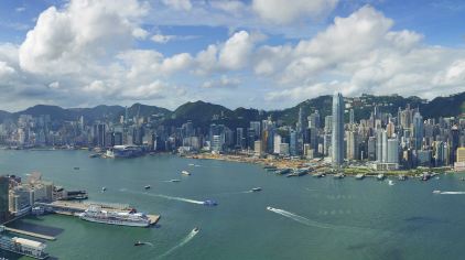 香港市中心最高大厦的天际100香港观景台是全港唯一能360度俯瞰香港