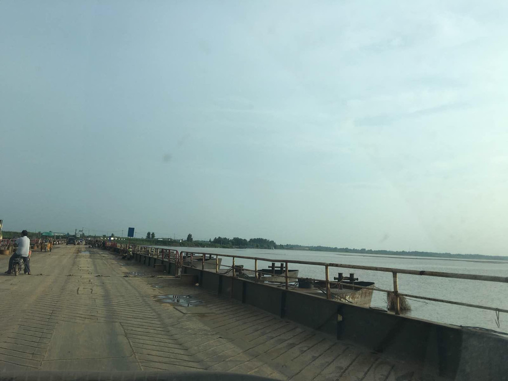开封黄河渡口浮桥