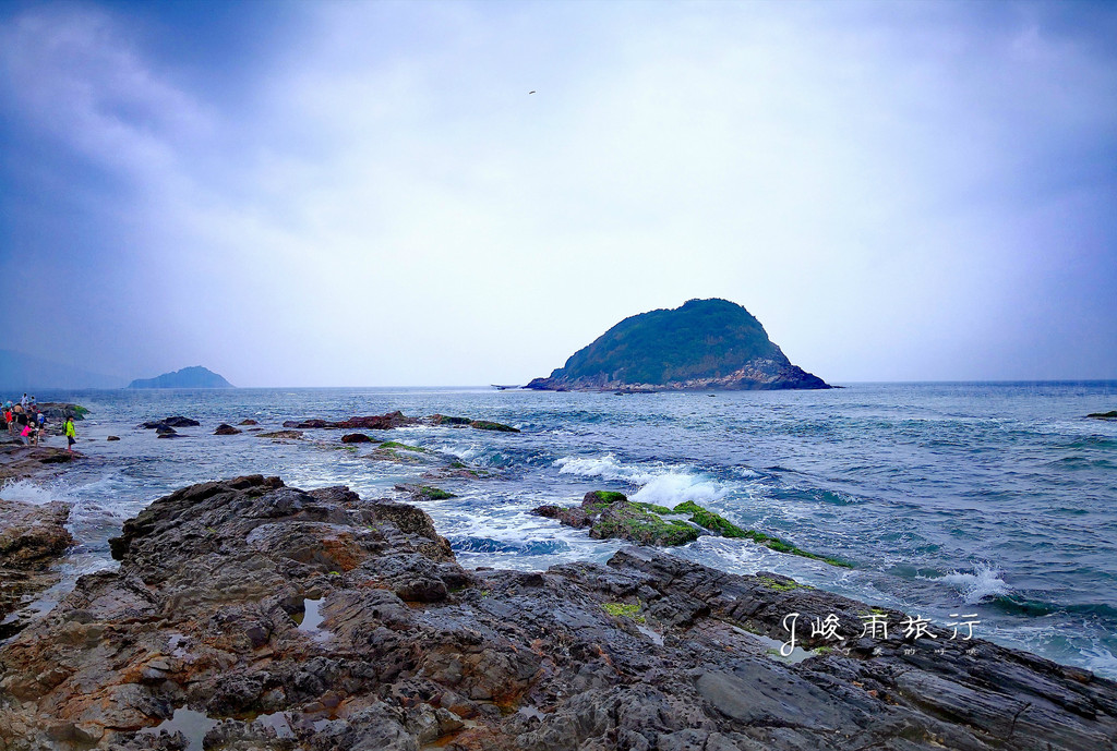 盐洲岛湾仔南海湾沙滩