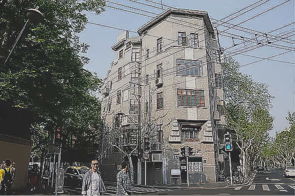 欧洲独立式花园住宅 密丹公寓—武康路115号