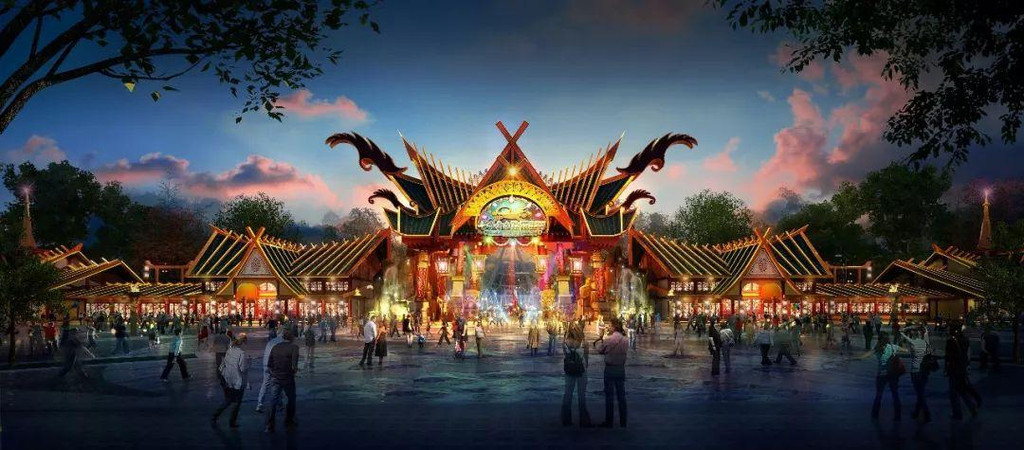 30亿,占地面积700余亩的乐园,由国际知名主题乐园设计团队担纲设计