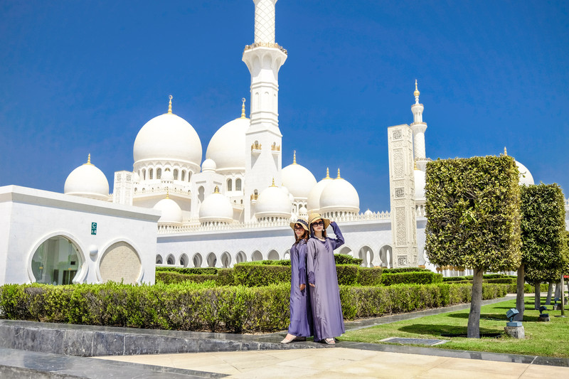 迪拜扎耶德清真寺图片