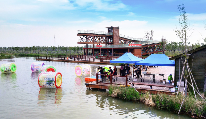 新开业的台州湾湿地公园值得一游