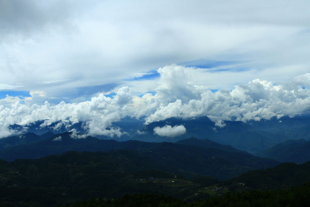 林海和云海---保山施甸大亮山(善洲林场)