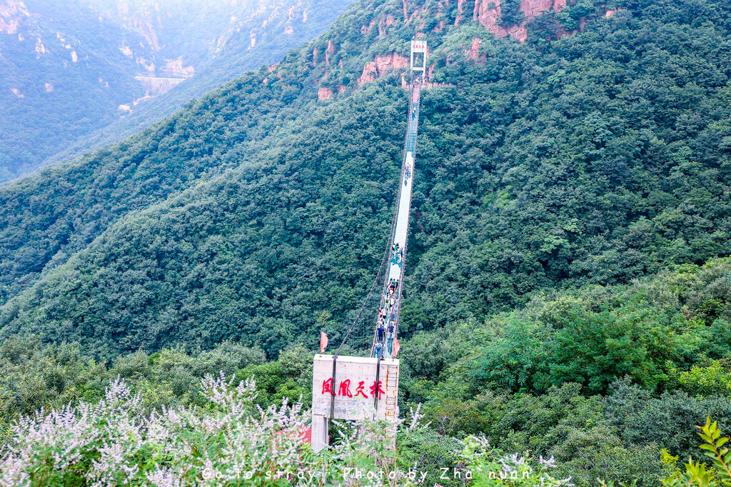 在伏羲山,一个夏日避暑地绝佳之地,在伏羲山地三泉湖景区中,这座凤凰