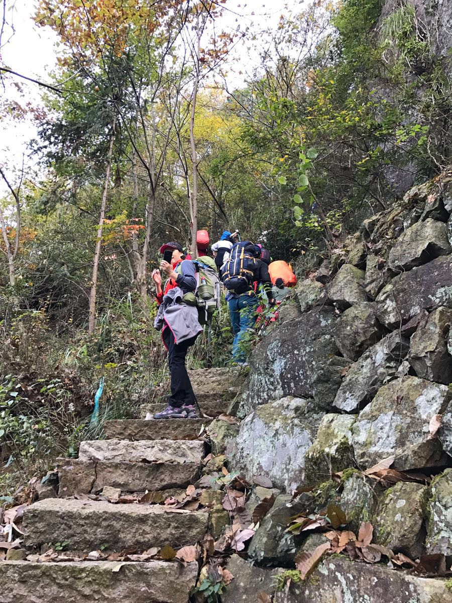 重装徒步天姥山,挑战自我,超越自我!