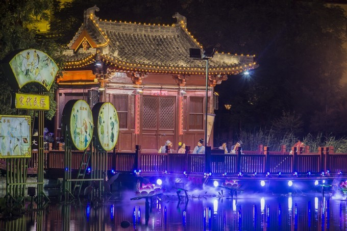 开封免费景点——大宋御河夜景(水系)