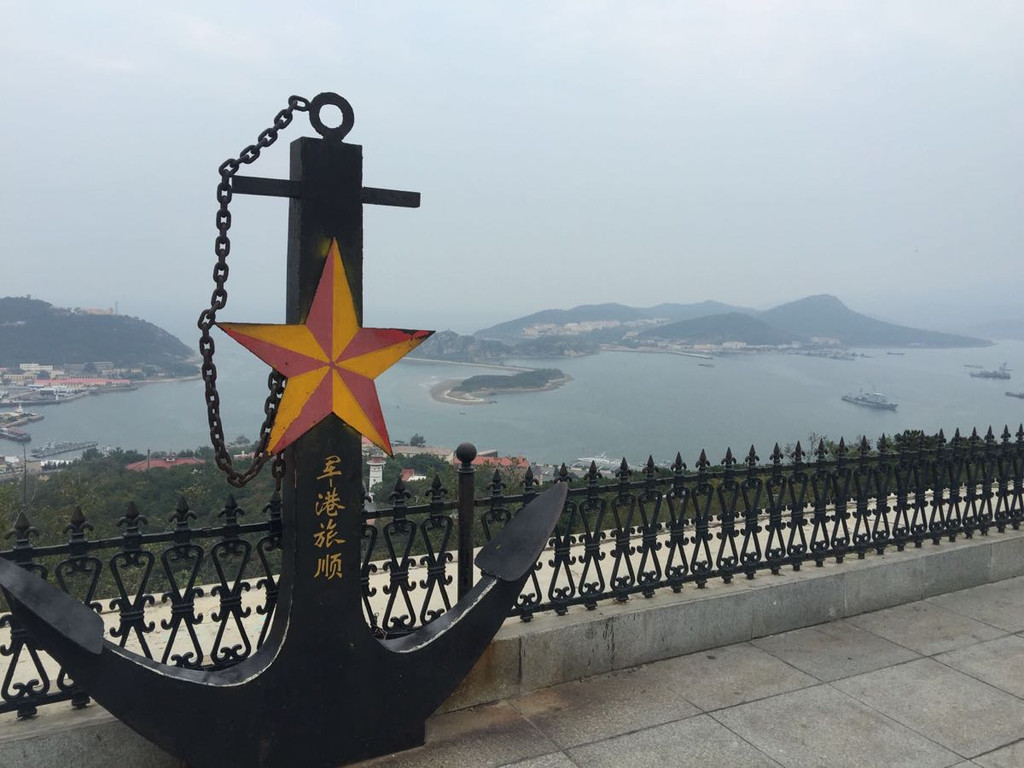 站在白玉山上360度俯瞰整座旅顺军港与旅顺的"老虎