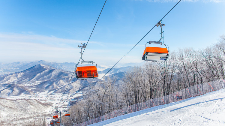 吉林青山假日酒店 松花湖滑雪场/吉林松花湖风景名胜区 双人滑雪 双人