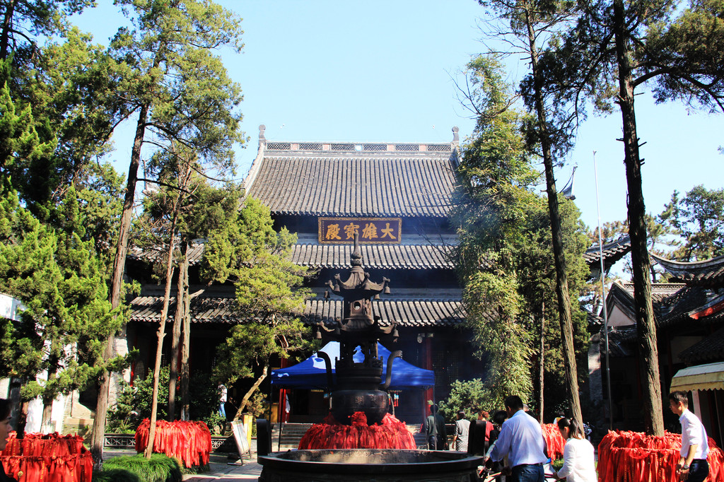 随手拍#秋雨一何碧,山色倚晴空----扬州平山堂,大明寺游记