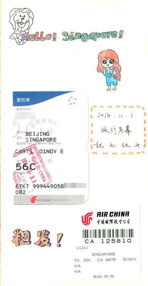 #美景林体验师#新加坡5天类似旅行手账-新加于话美食美食不可的手绘唯与辜负图片