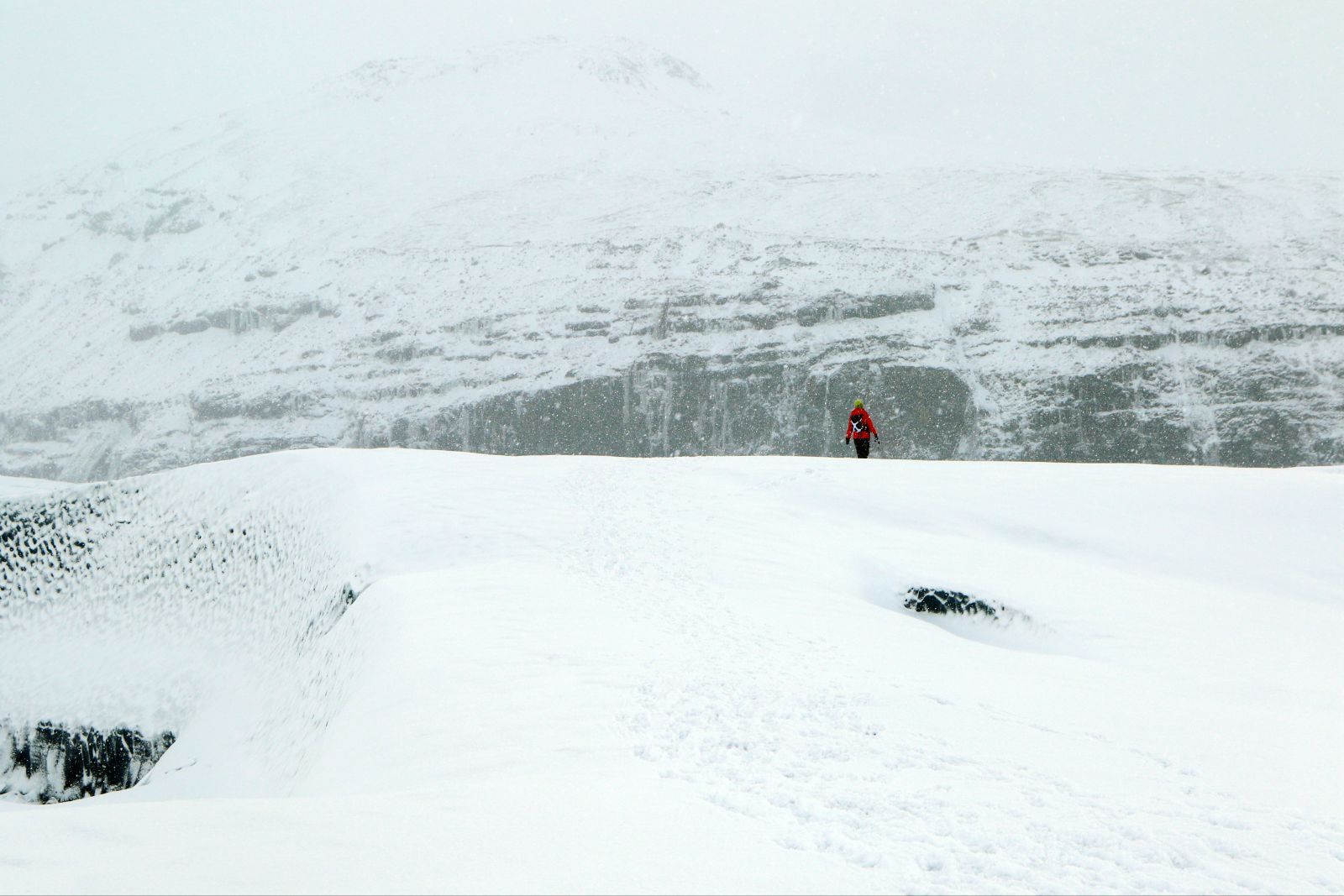 渺万里层云,千山暮雪,只影向谁去? vatnajkull national park