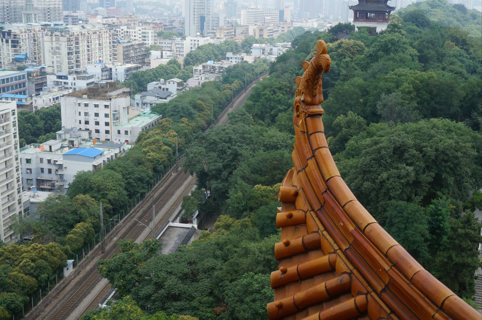 黄鹤楼的飞檐也是别具特色的~是一条鱼 黄鹤楼