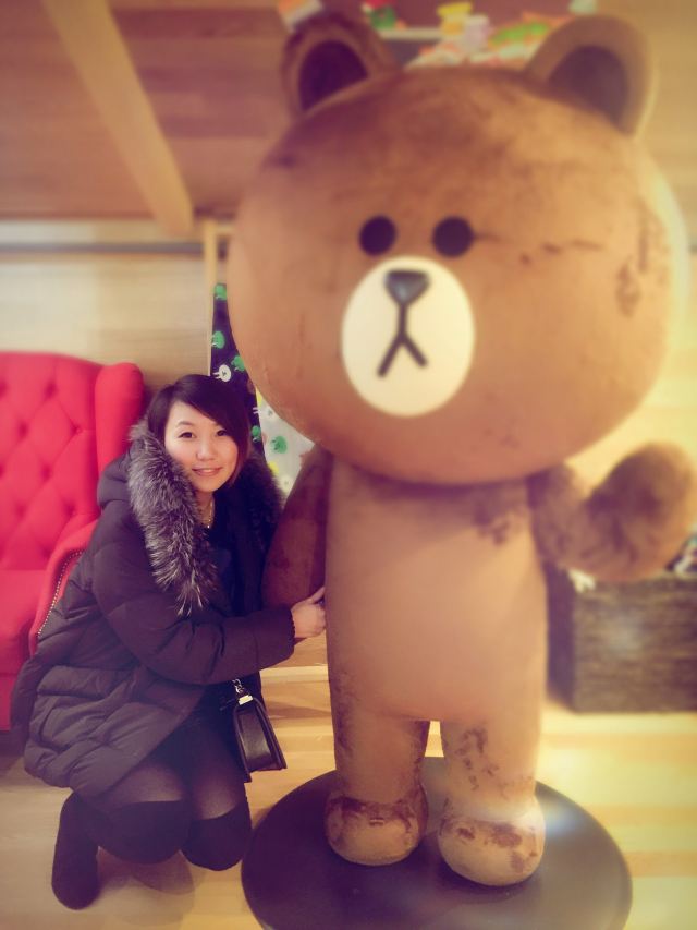 "line"熊太可爱了