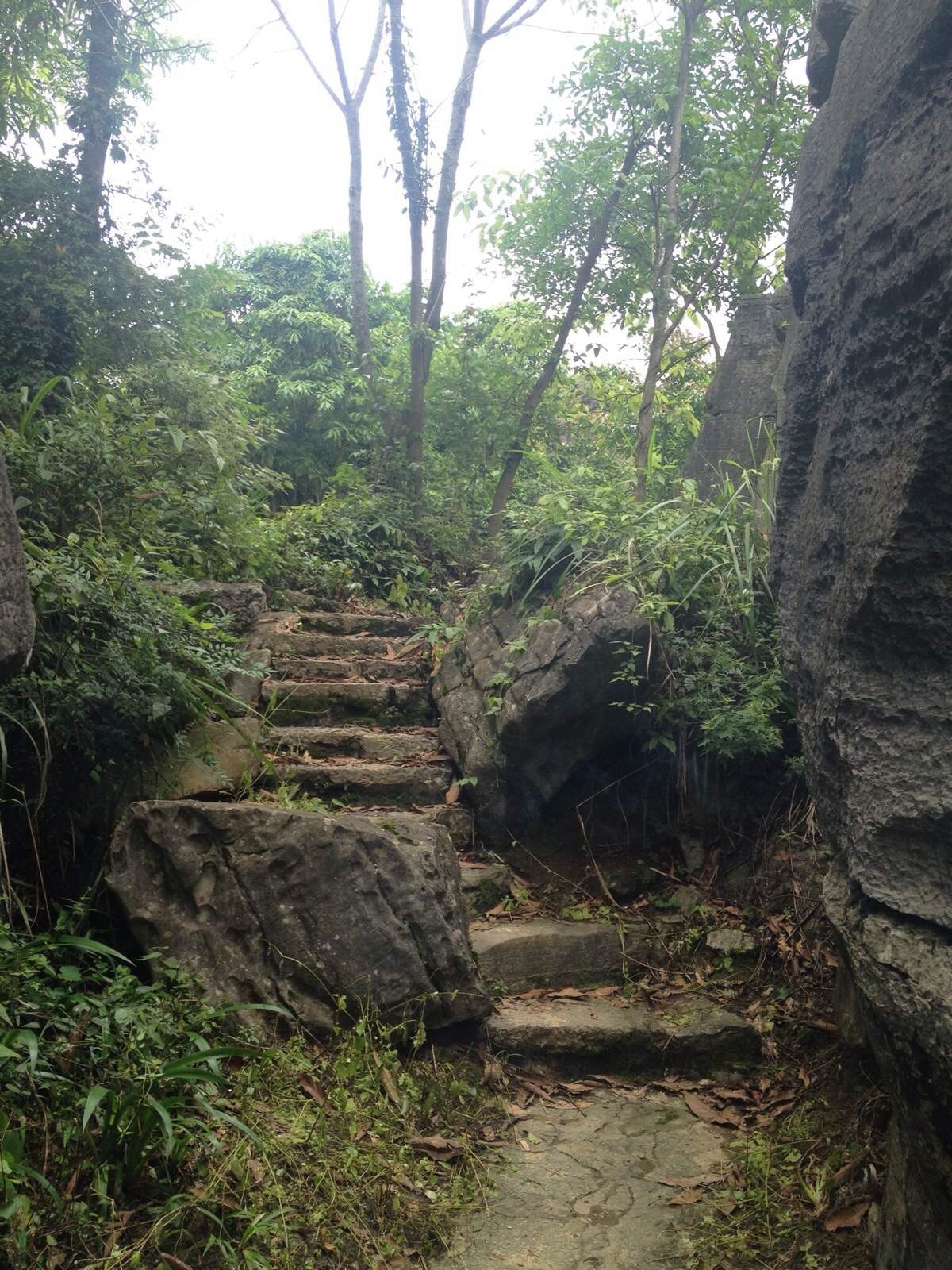 通往石磨岩的路