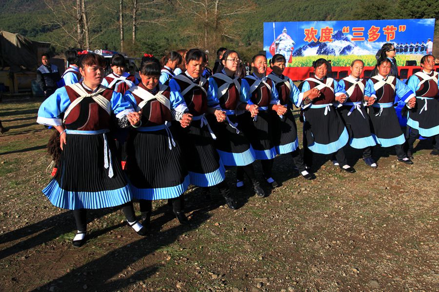 三朵节,也叫三多节,是纳西族祭祀本民族最大保护神三朵神的盛大节日