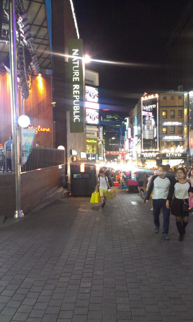 明洞街景 明洞
