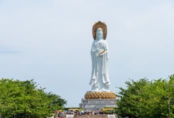 三亚南山寺+天涯海角+大小洞天一日游【独立团上门接送含门票】【佛教圣地，三亚热门的景区之一，不能错过的三亚之旅；】