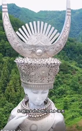 纯银打造88米高的女神像