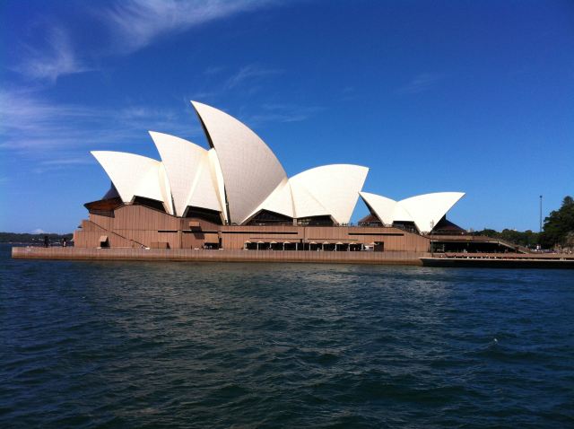 circular quay 坐快速船 manly fast ferry 去了曼利海滩 manly beach
