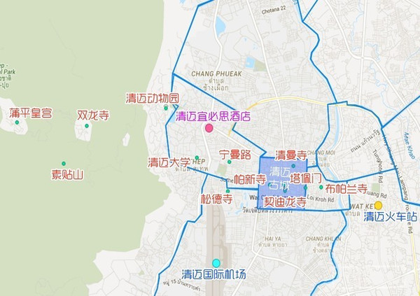 清迈古城景点地图,华欣景点,泰清迈古城(第5页)_大山谷图库