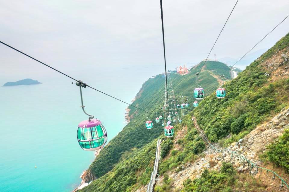 香港海洋公园登山缆车