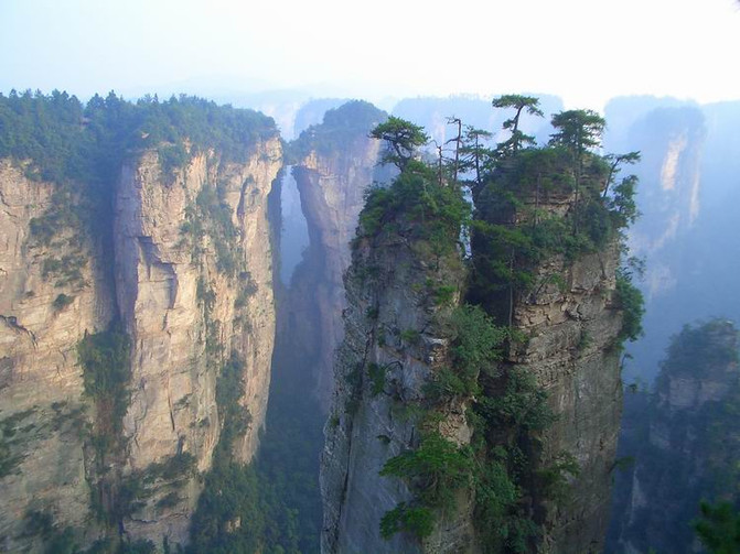 杨家界景点一步登天.