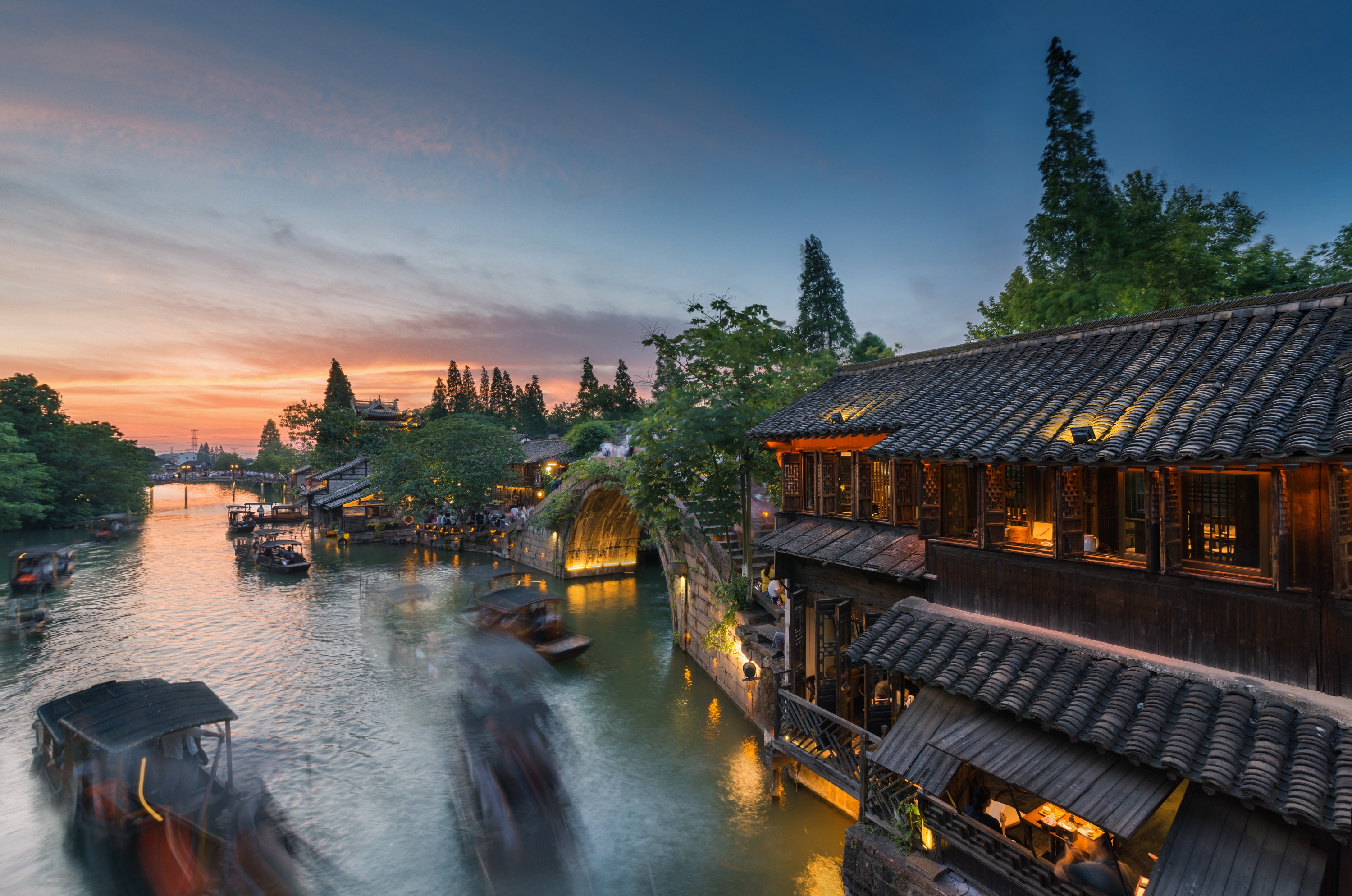 乌镇3日自由行·【高铁往返】车次&酒店任选·可选双酒店·江南水乡