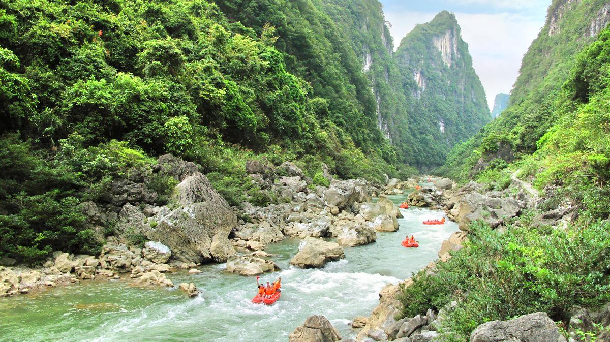 荔波水春河漂流