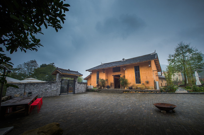 紫蓬山民宅小院图片