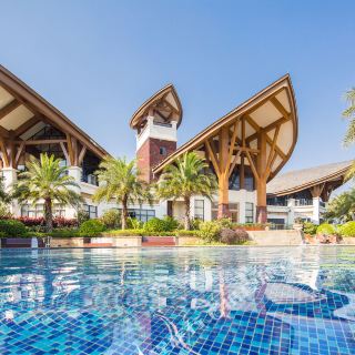 英德宝墩湖湖山温泉度假村 宝墩湖湖山温泉度假村 早餐 温泉 山泉水