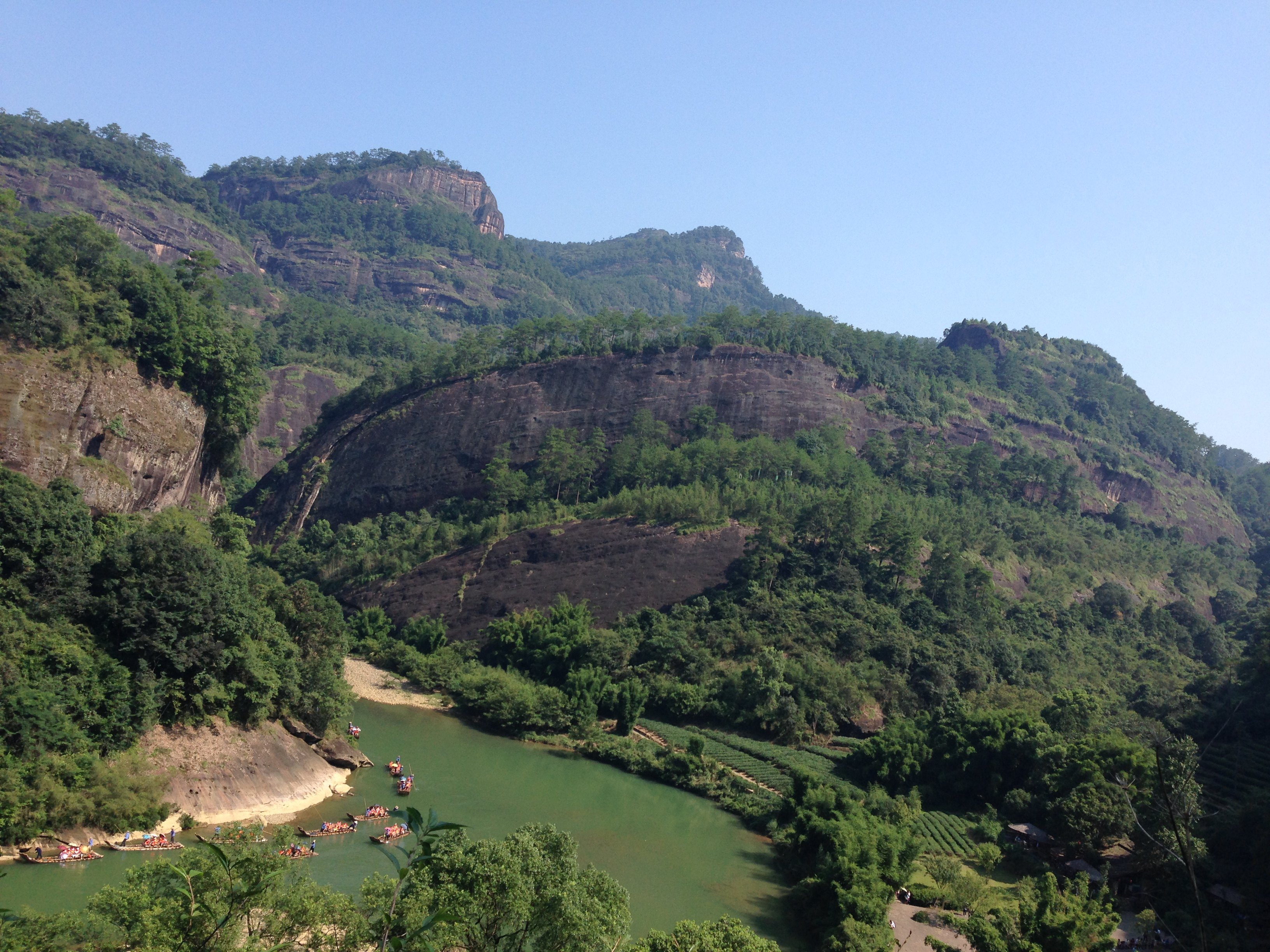 天游峰俯瞰九曲溪 天游峰