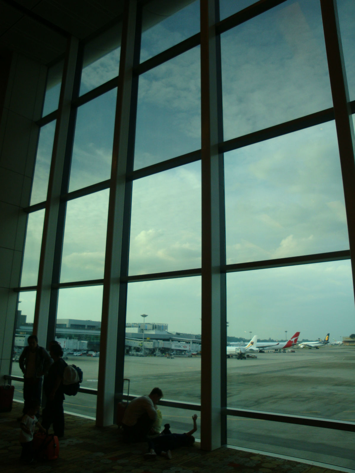 落地窗很漂亮 新加坡机场