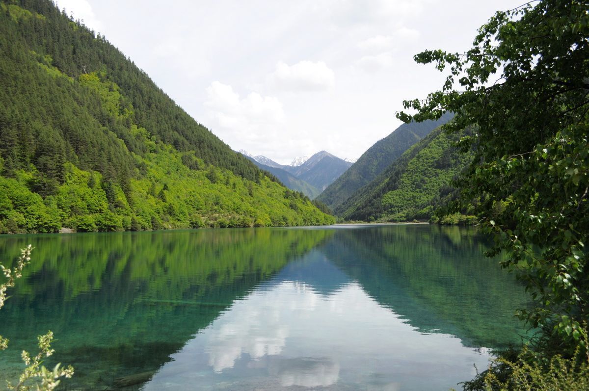 五月里的黄龙,九寨沟