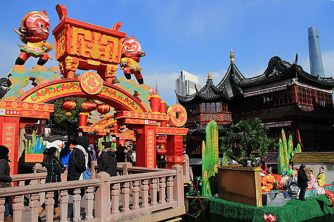 2016上海豫园迎春灯会先睹记