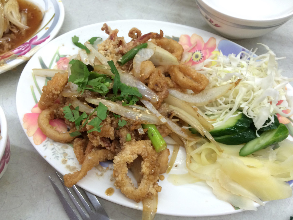 魷魚絲,肉質緊繃,嚼勁十足,赤嵌棺材板,臺南市