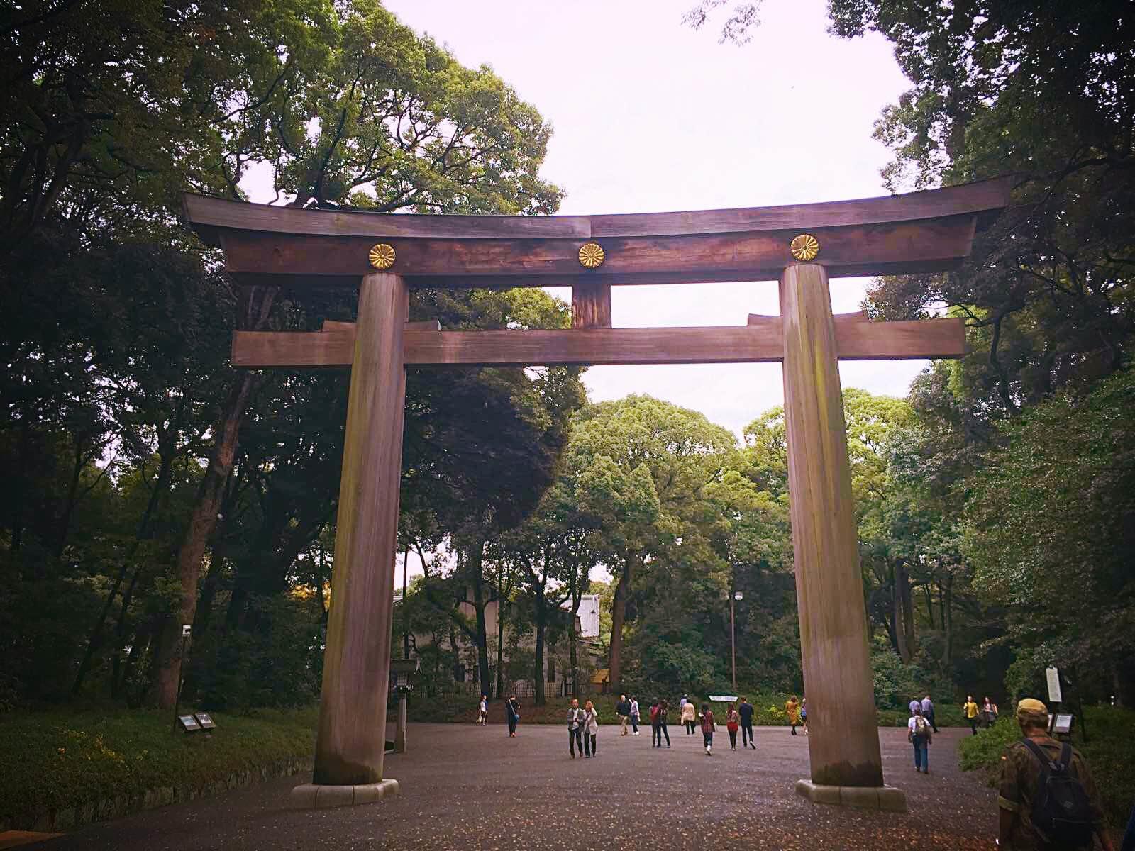 第一大鳥居! 明治神宮