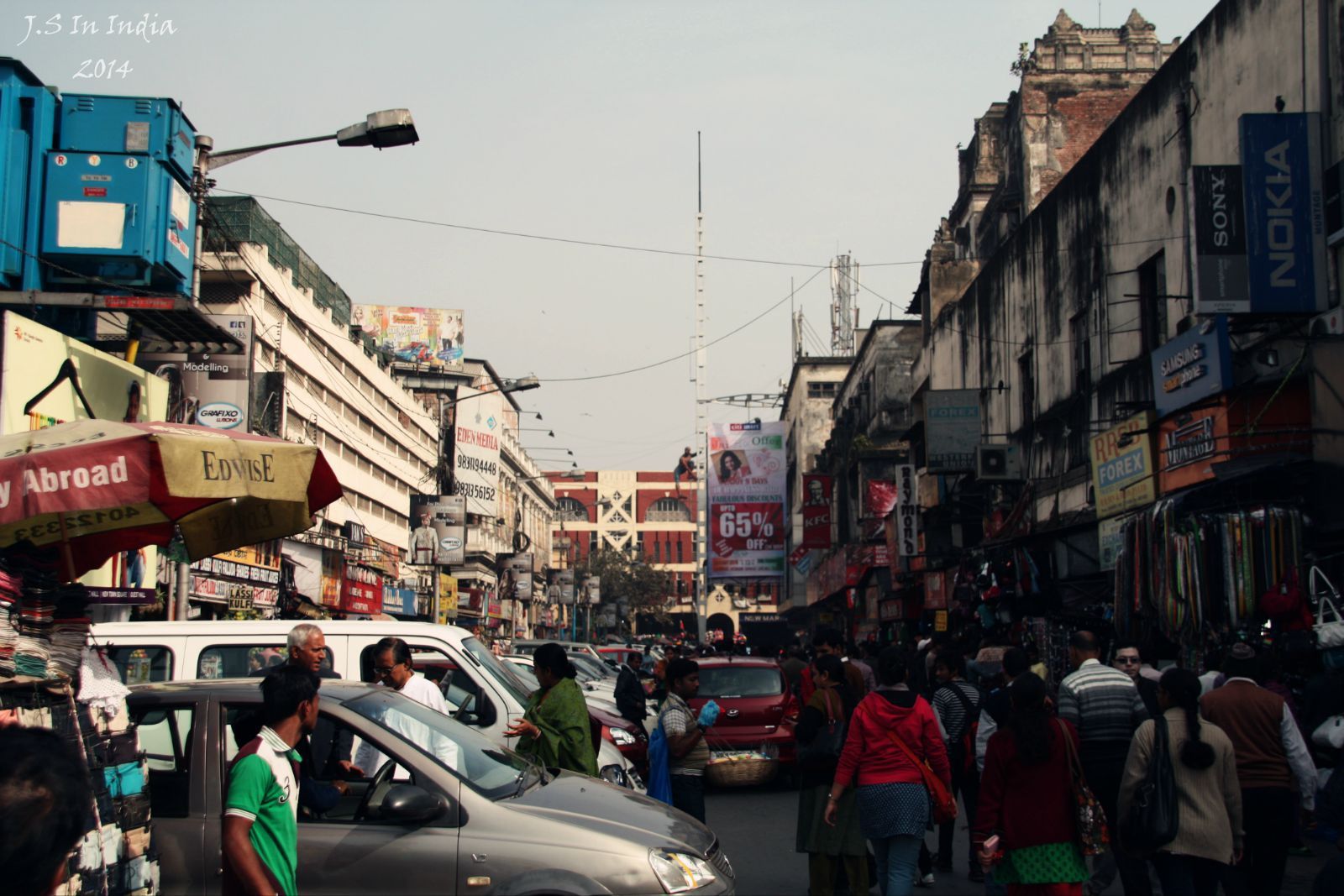 加尔各答新市场里的商品非常丰富 加尔各答