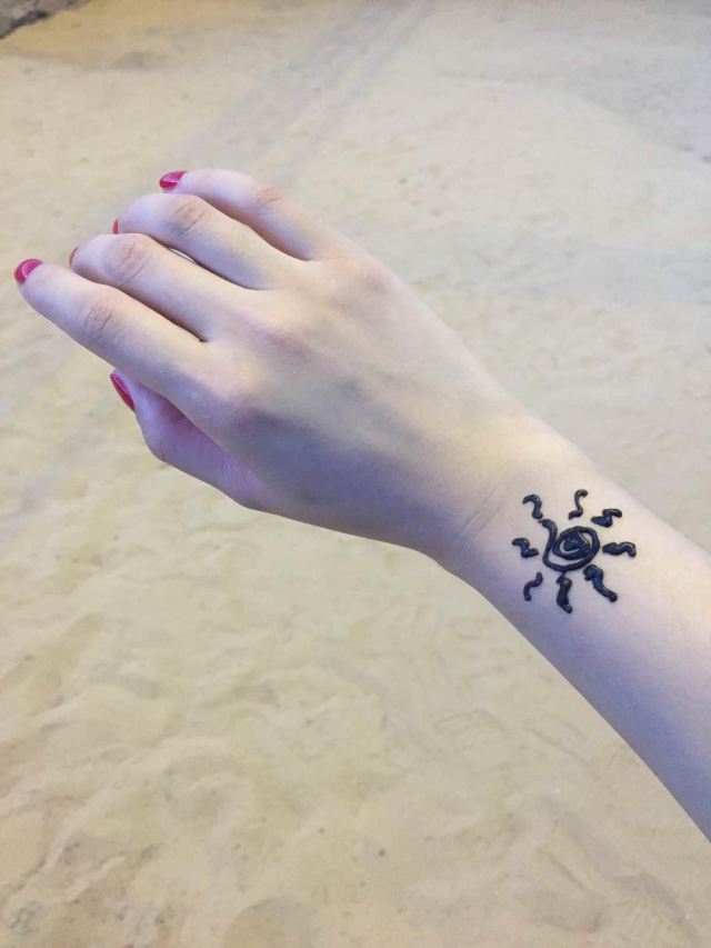 一生所爱英文手臂纹身