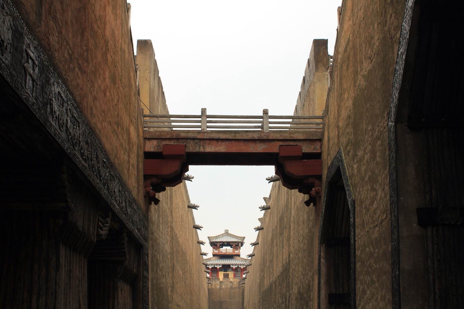 电影出镜率很高的复道 秦王宫景区