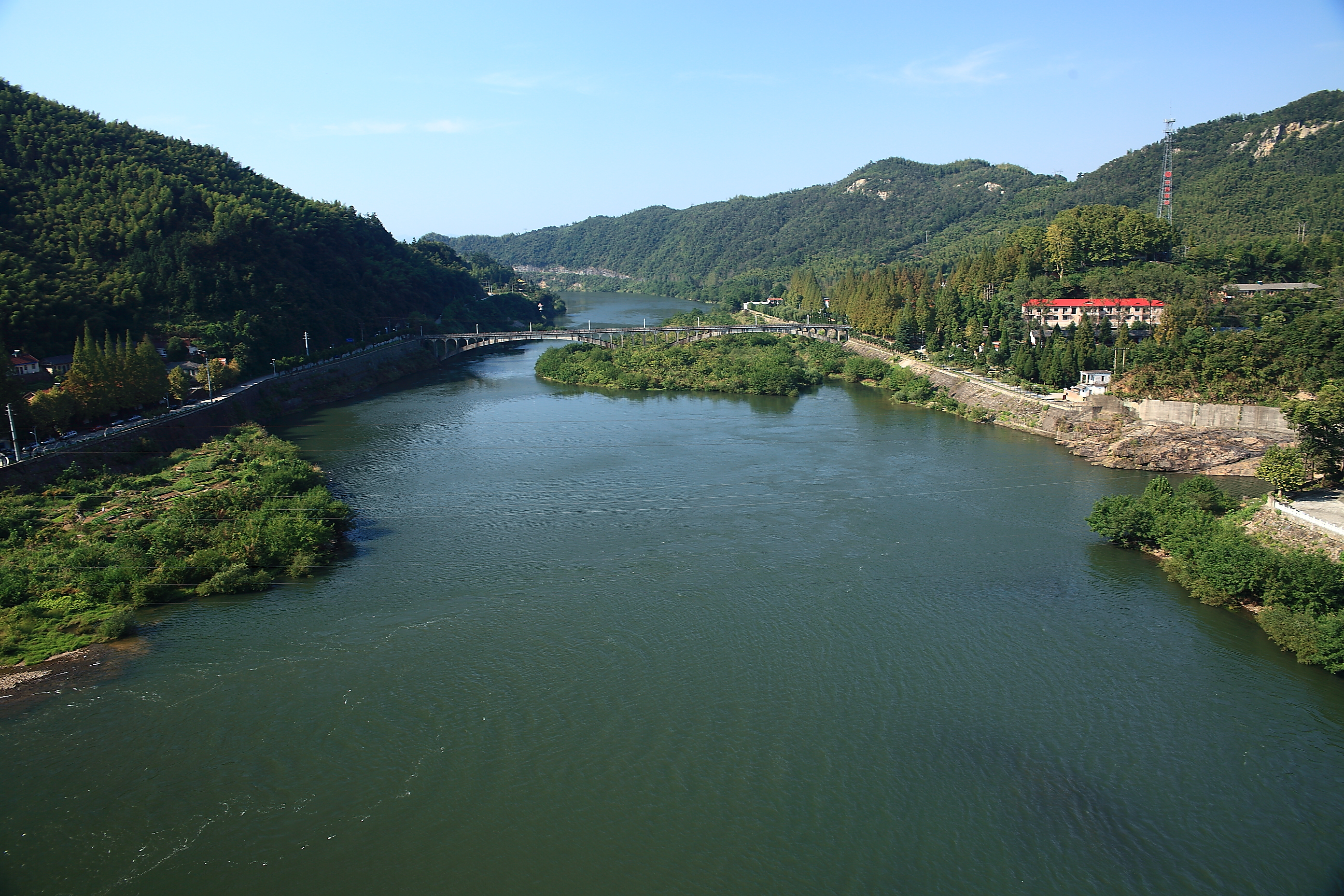 库区鸟瞰 佛子岭水库
