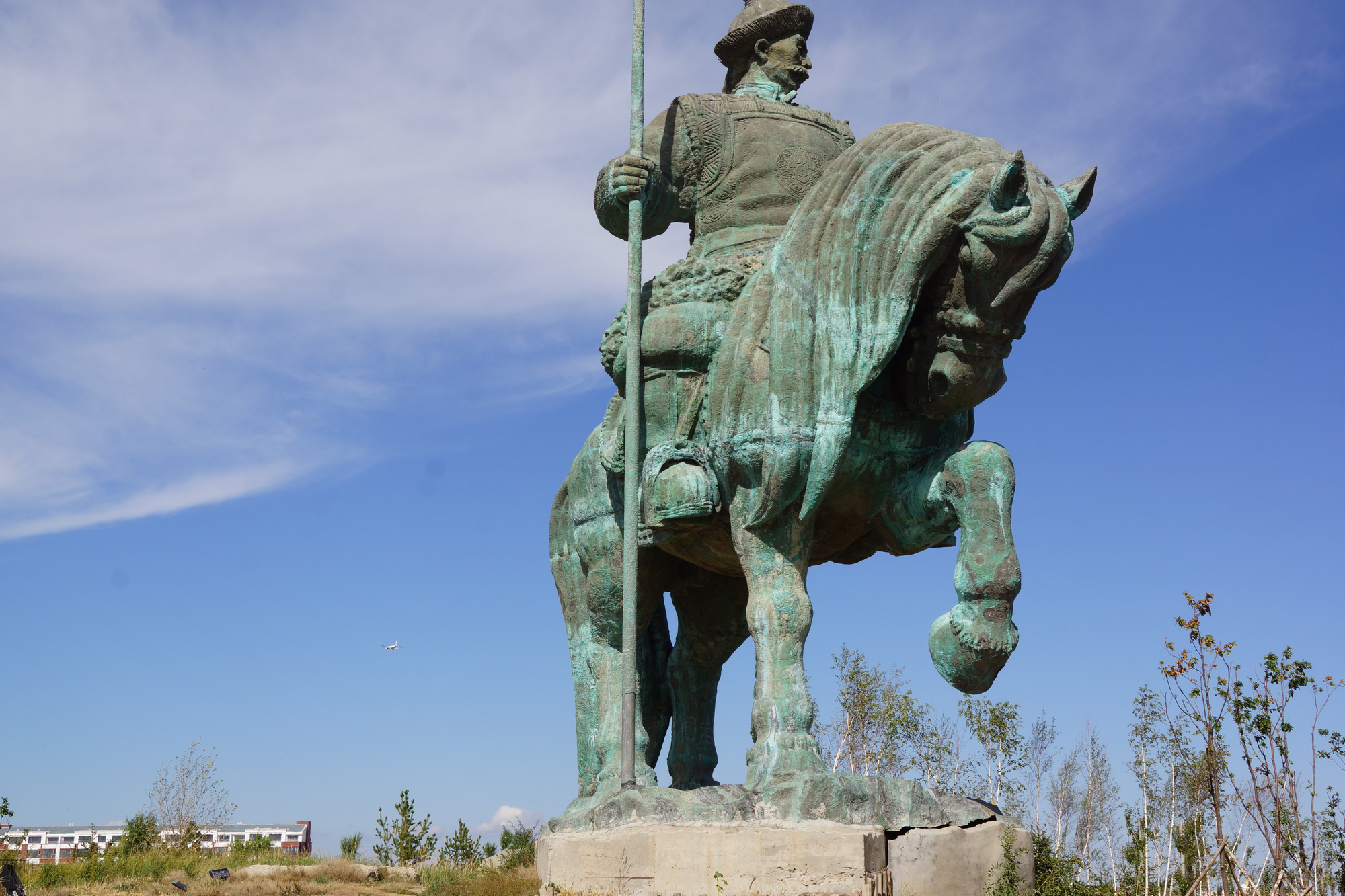 终于绕到雕像脚下,太震撼的感觉.